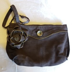 RARE Signature Gap Jeans Women's Leather Wristlet